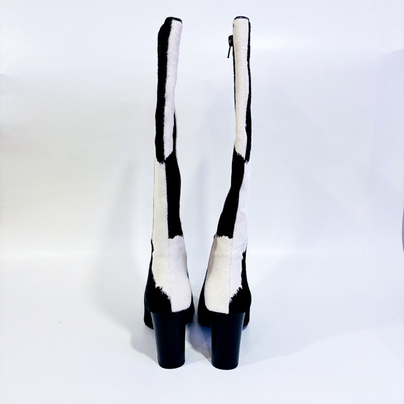 I.N.C. INTERNATIONAL CONCEPTS – Palmina calf hair dress boots | Black & white * - Picture 3 of 8